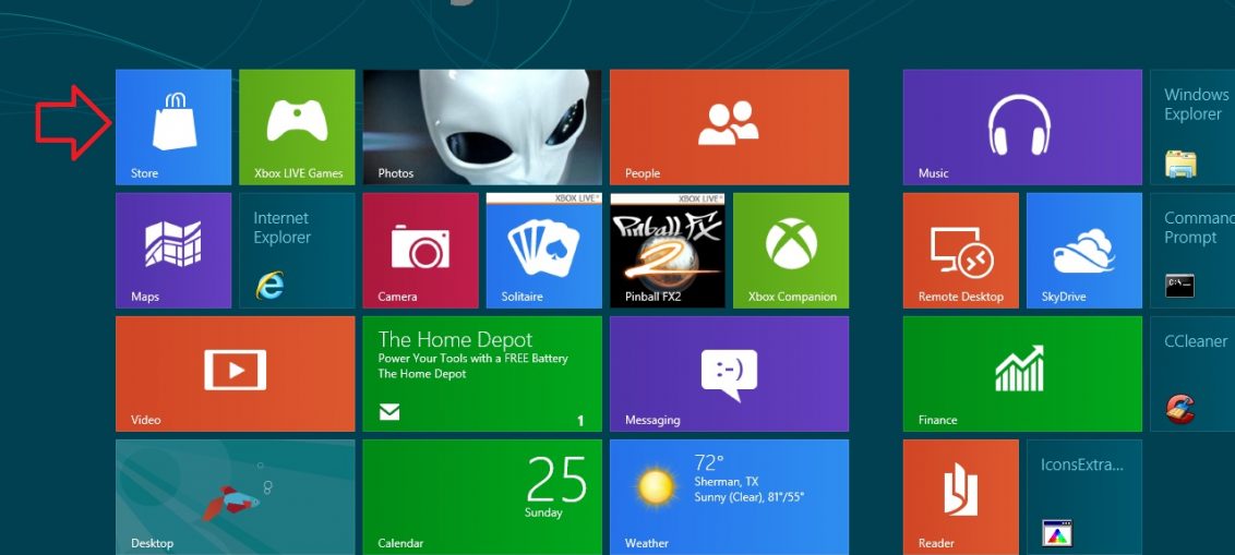 Update Store Apps in Windows 8